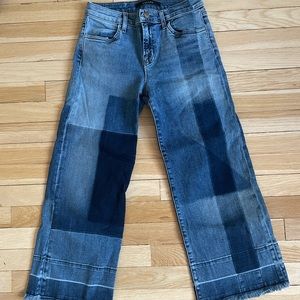 J Brand Patchwork Denim